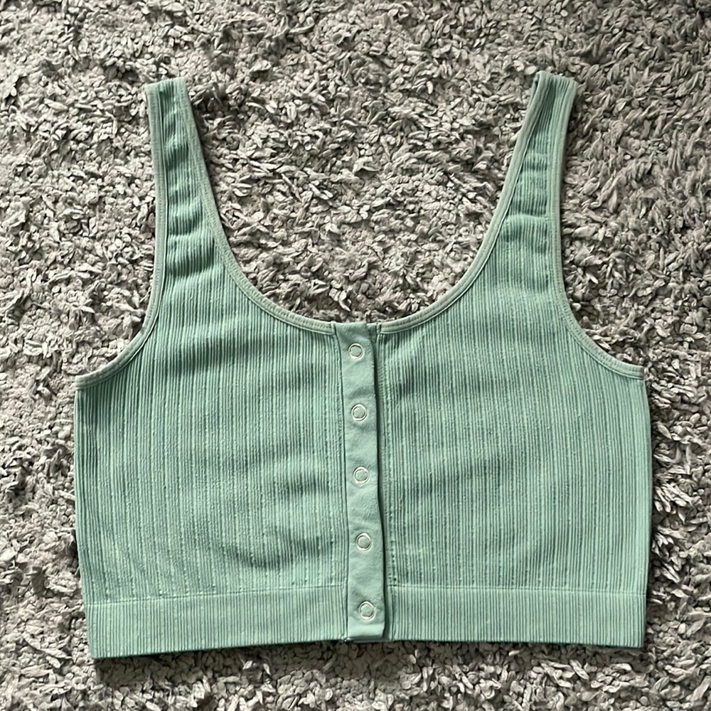 PacSun Button Up Tank Top